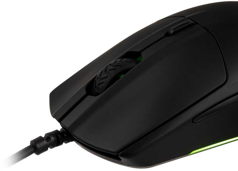 Žaidimų pelė SteelSeries su laidu Rival 3, Juodos spalvos