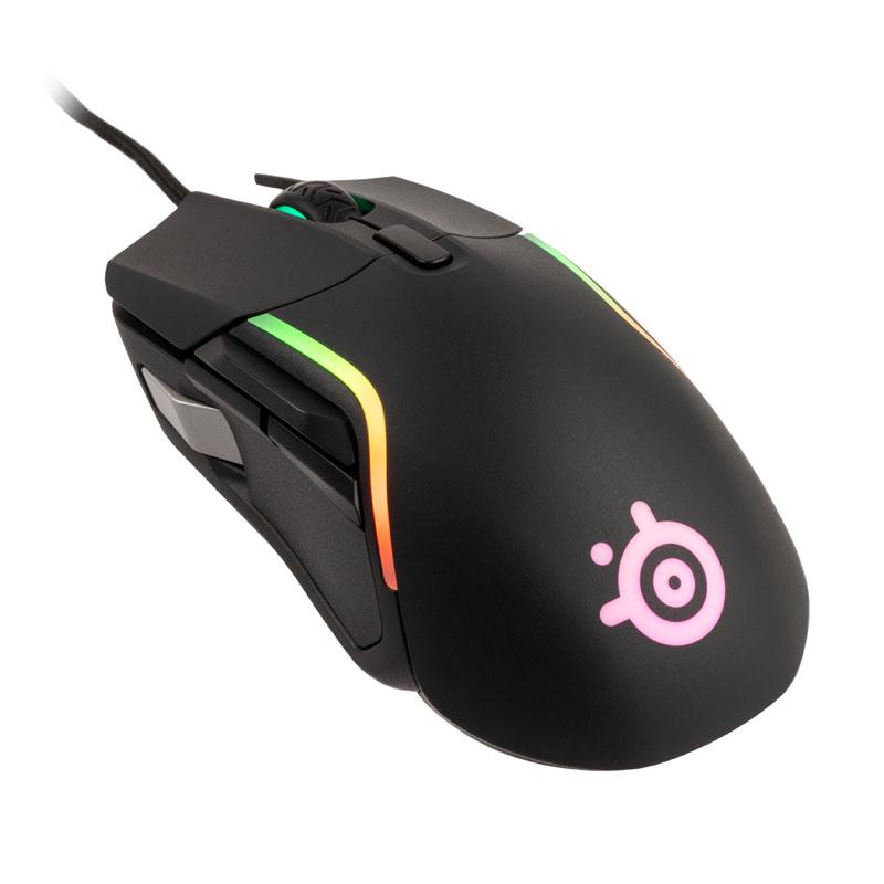 SteelSeries | Pelė žaidimams | Optinė | su laidu | Juodas | Rival 5 | Yes