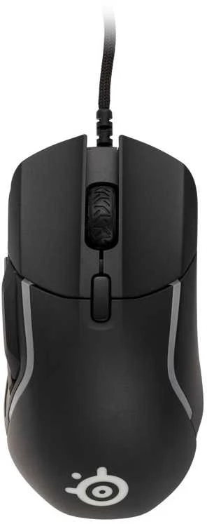 Žaidimų pelė su laidu SteelSeries Rival 5, Juodos spalvos