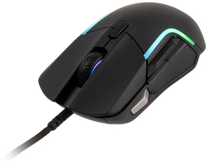 Žaidimų pelė su laidu SteelSeries Rival 5, Juodos spalvos
