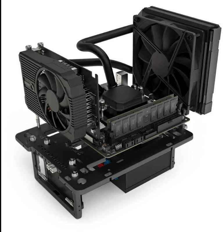 Streacom BC1 Mini V2 Benchtable – Testavimo platforma – juodos spalvos