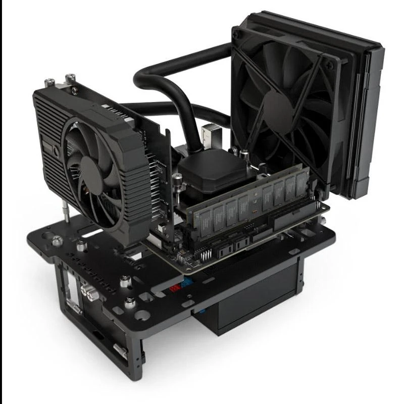 Streacom BC1 Mini V2 Benchtable – Testavimo platforma – juodos spalvos