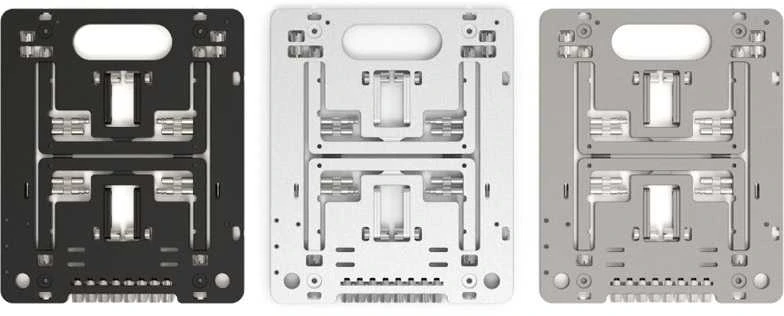 Streacom BC1 Mini V2 Benchtable – Testavimo platforma – sidabro spalvos