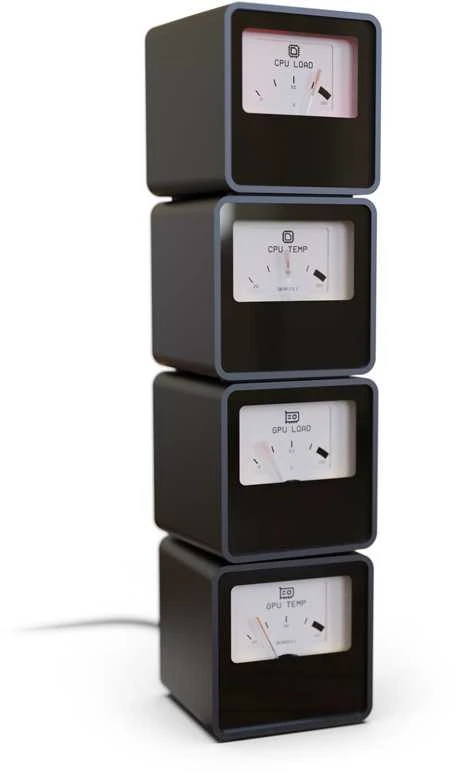 Streacom VU1-Dial – juodos spalvos