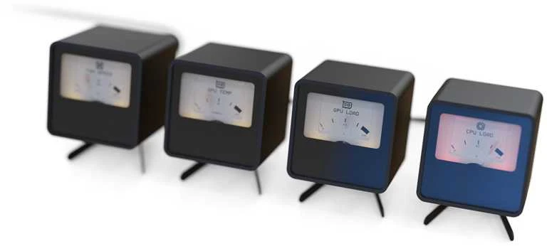 Streacom VU1-Dial – juodos spalvos