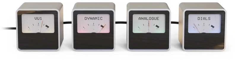 Streacom VU1-Dial – sidabro spalvos