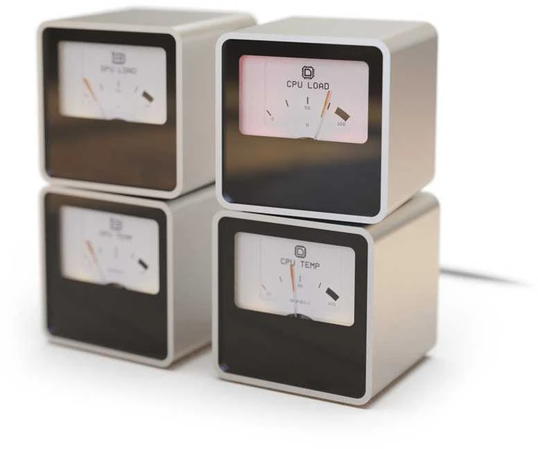 Streacom VU1-Dial – sidabro spalvos