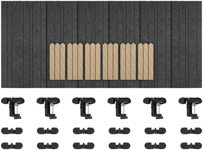 Streamplify Suaktyvinkite ACOUSTIC PANEL - 6 vnt. (pilka)