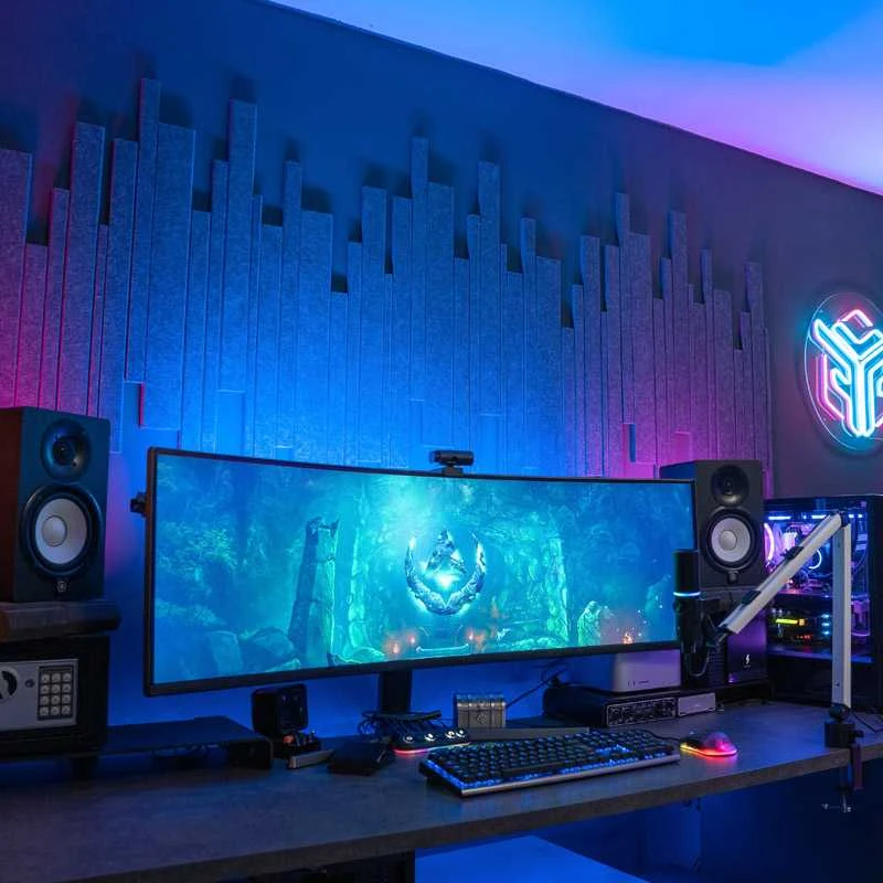 Streamplify Suaktyvinkite ACOUSTIC PANEL - 6 vnt. (pilka)