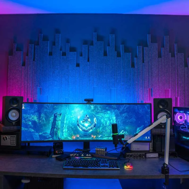 Streamplify Suaktyvinkite ACOUSTIC PANEL - 6 vnt. (pilka)
