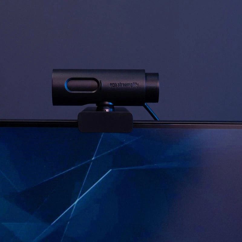 „Streamplify CAM“ srautinio perdavimo internetinė kamera, „Full HD“, 60 Hz – juodos spalvos