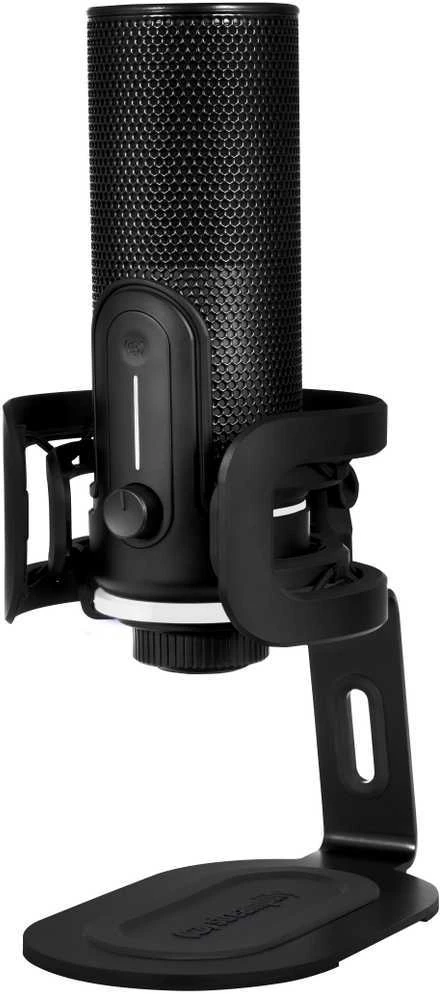 Streamplify MIC PRO USB mikrofonas RGB – juodos spalvos