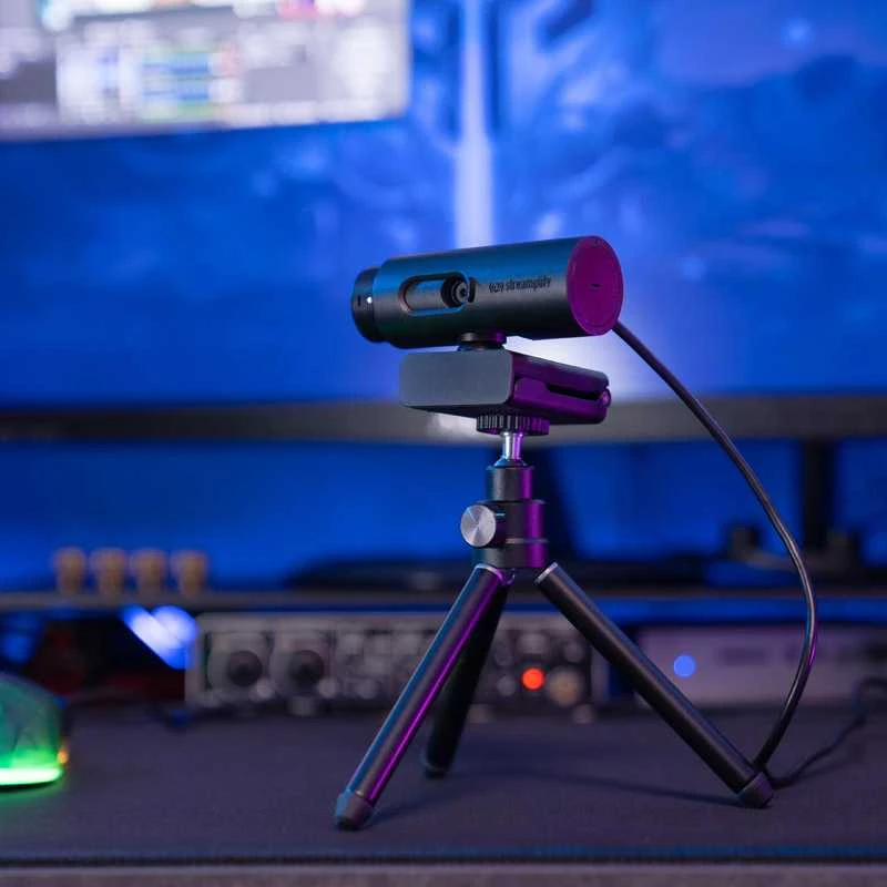 „Streamplify CAM“ srautinio perdavimo internetinė kamera, „Full HD“, 60 Hz – juodos spalvos
