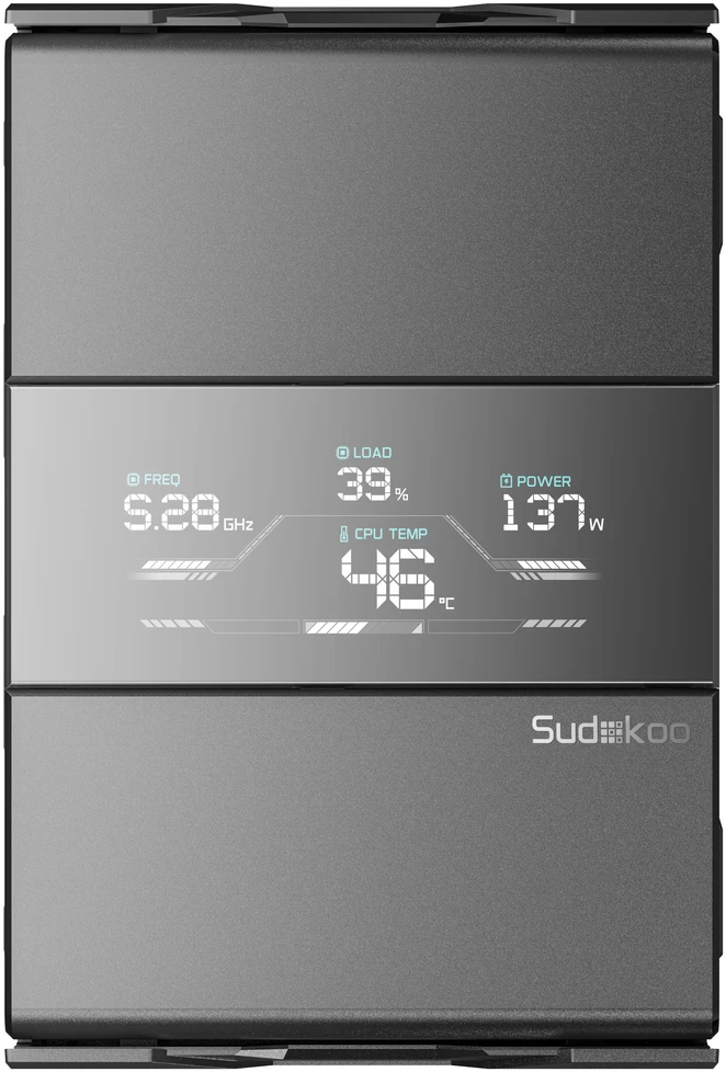 Sudokoo SK700V CPU Cooler – 120mm, juodas