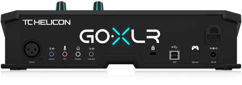 TC Helicon GO XLR – maišytuvas ir sempleris transliacijoms