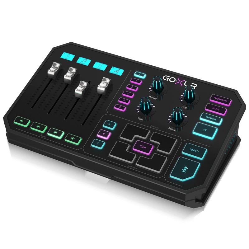 TC Helicon GO XLR – maišytuvas ir sempleris transliacijoms