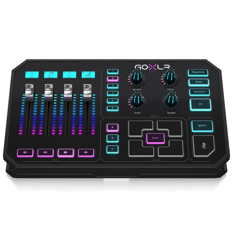 TC Helicon GO XLR – maišytuvas ir sempleris transliacijoms