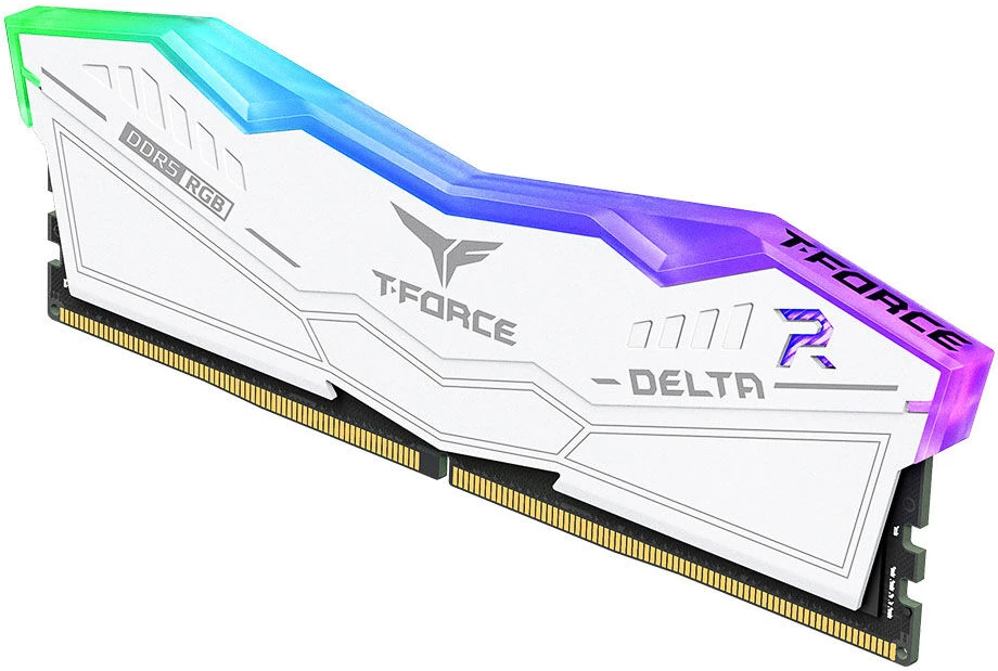RAM „Team Group Delta RGB“, DDR5-6000, CL30, 32 GB – balta