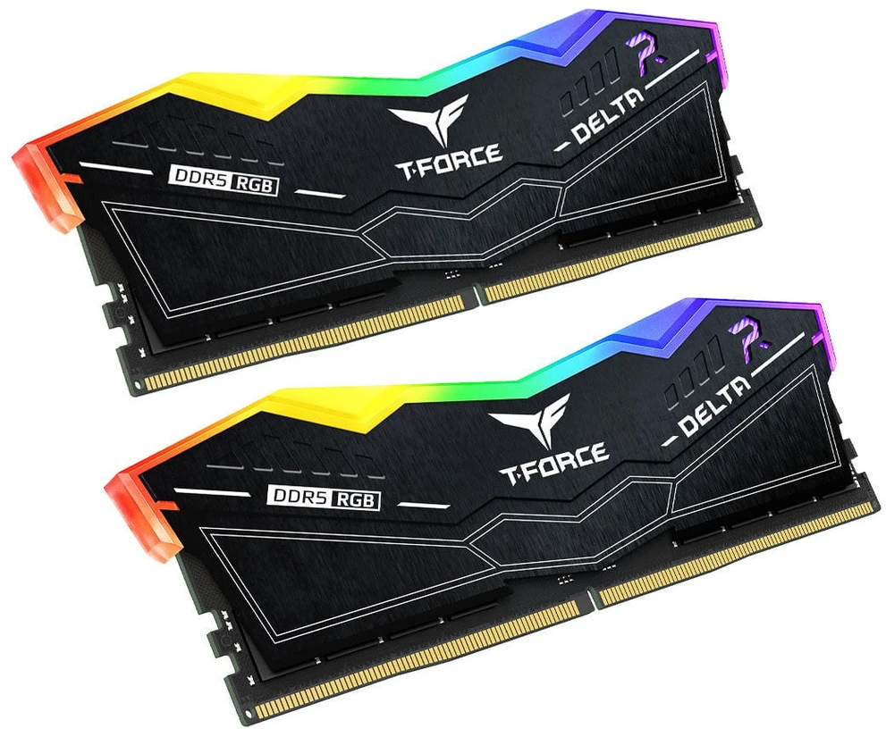 RAM Team Group Delta RGB, DDR5-6000, CL30, 32 GB - juodas
