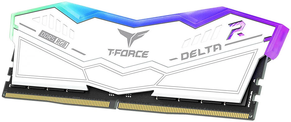 RAM „Team Group Delta RGB“, DDR5-6000, CL30, 32 GB – balta