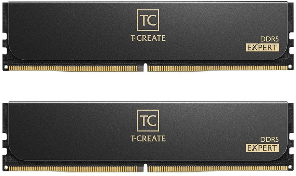 Atmintis Team Group T-Create Expert DDR5-6400 RAM, CL42, XMP/EXPO - 128GB Dual Kit, juodas (CTCED5128G6400HC42CDC01)