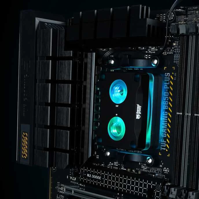 „Thermal Grizzly AMD Mycro Direct-Die Pro RGB V1“ procesoriaus aušintuvas „Vanduo“