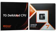 Procesorius Thermal Grizzly Delidded CPU AMD 9800X3D, 8 Kerne, 5,2 GHz, Sockel AM5 (Granite Ridge) - boxed, delidded