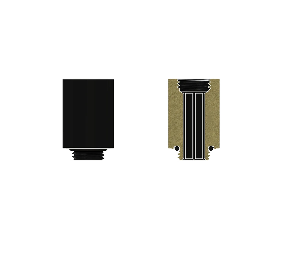 „Thermal Grizzly DeltaMate“ ilgintuvo jungtis – MF28, juodas, 6 vnt. pakuotė