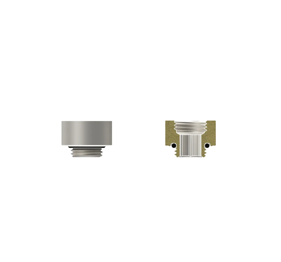 „Thermal Grizzly DeltaMate“ ilgintuvo jungtis – MF10, matinio nikelio spalvos, 6 vnt. pakuotėje
