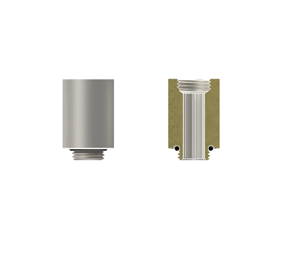 „Thermal Grizzly DeltaMate“ ilgintuvo jungtis – MF28, matinio nikelio spalvos, 6 vnt. pakuotėje