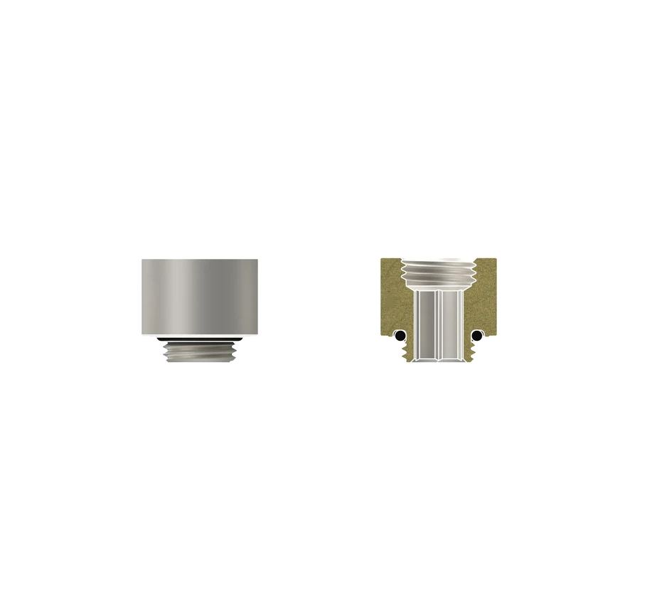 „Thermal Grizzly DeltaMate“ ilgintuvo jungtis – MF14, matinio nikelio spalvos, 6 vnt. pakuotėje