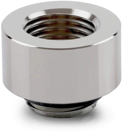 Thermal Grizzly DeltaMate Extender Fitting – MF10, Gloss nickel, 6er-Pack