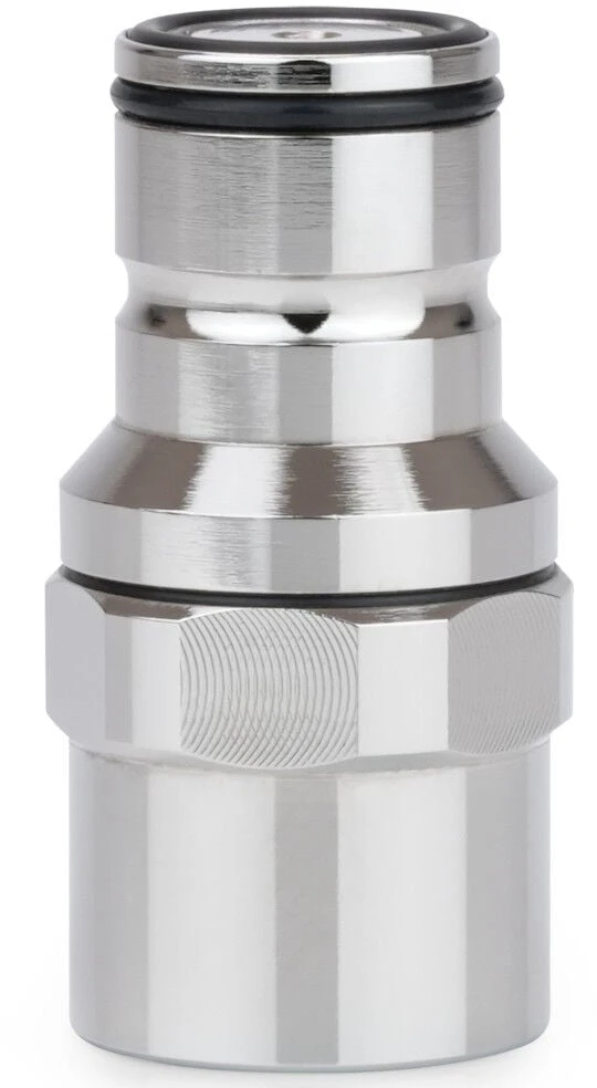 Thermal Grizzly DeltaMate Quick Disconnect Male – F, Gloss Nickel