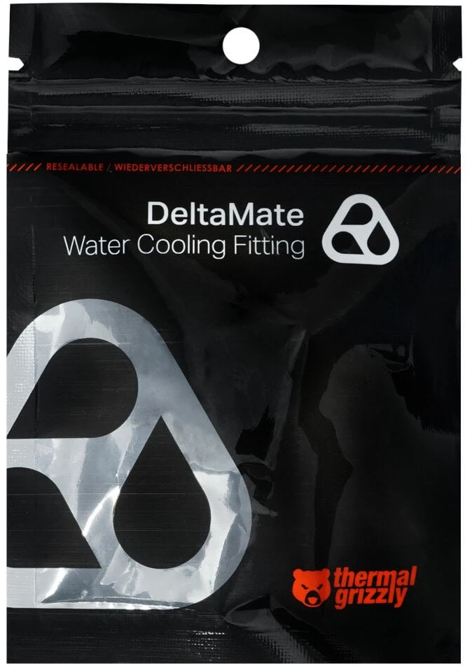 Thermal Grizzly DeltaMate greito atjungimo kištukas (vyriškas) – F, juodas