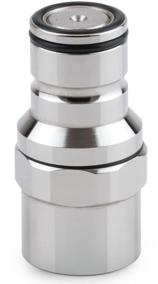 Thermal Grizzly DeltaMate Quick Disconnect Male – F, Gloss Nickel