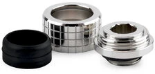 Thermal Grizzly DeltaMate Compression Fitting, Brass – Gloss Nickel, HT16