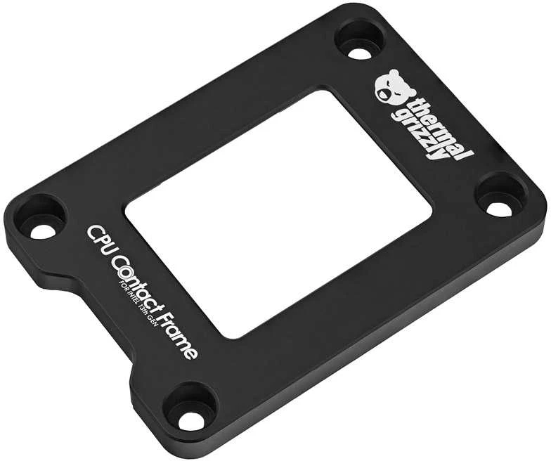 Thermal Grizzly procesoriaus rėmelis, juodas metalinis