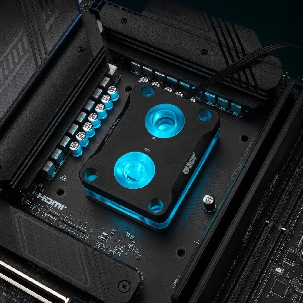 Thermal Grizzly Intel Mycro Direct-Die Pro RGB V1 CPU Vanduo Cooler