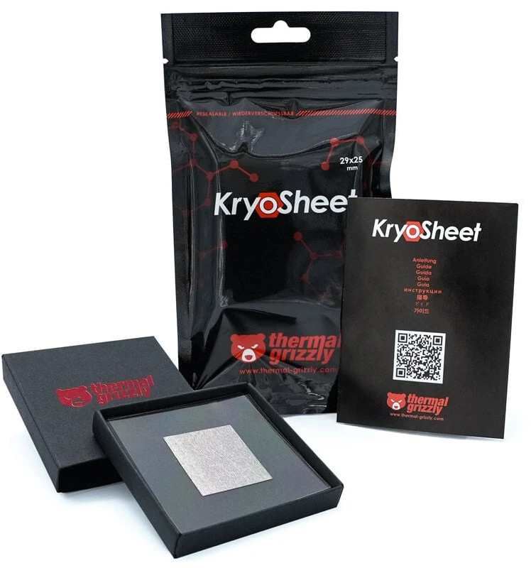 Thermal Grizzly Terminis Grizzly KryoSheet Grafeninis terminis pertraukimas - 29 x 25 mm