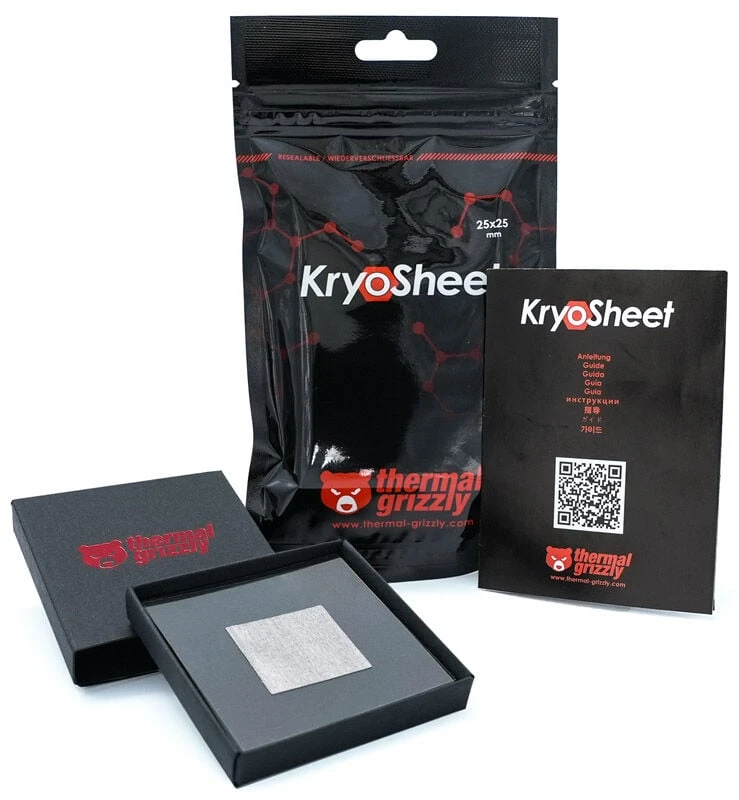 Thermal Grizzly KryoSheet grafeno termo pertrauka - 25 x 25 mm