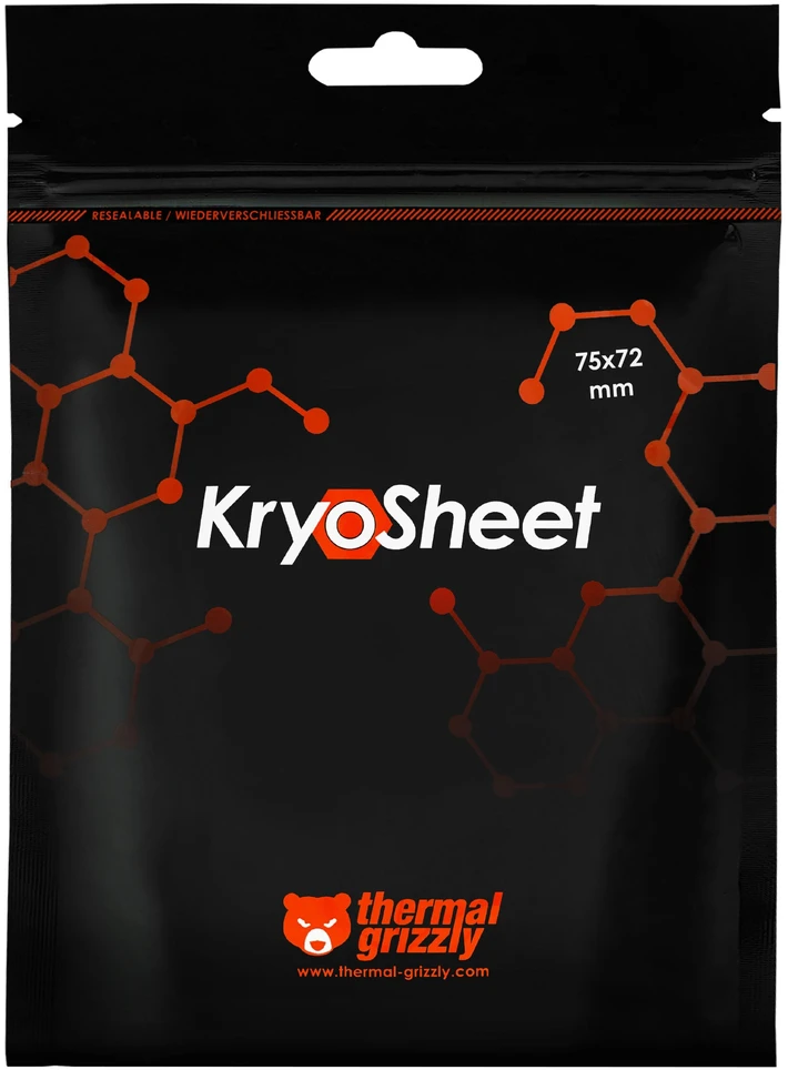 „Thermal Grizzly KryoSheet“ terminis kilimėlis – 75 x 72 mm
