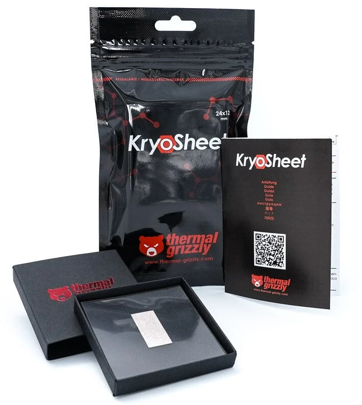 Thermal Grizzly Terminis Grizzly KryoSheet Grafeninis terminis pertraukimas - 24 x 12 mm