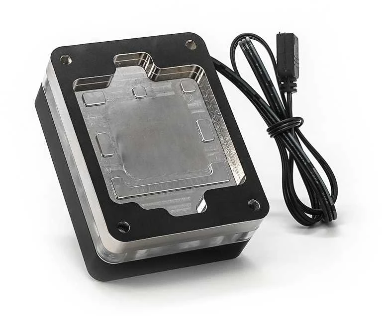 „Thermal Grizzly Mycro Direct-Die“ procesoriaus „Vanduo“ aušintuvas, RGB - AM5 lizdas