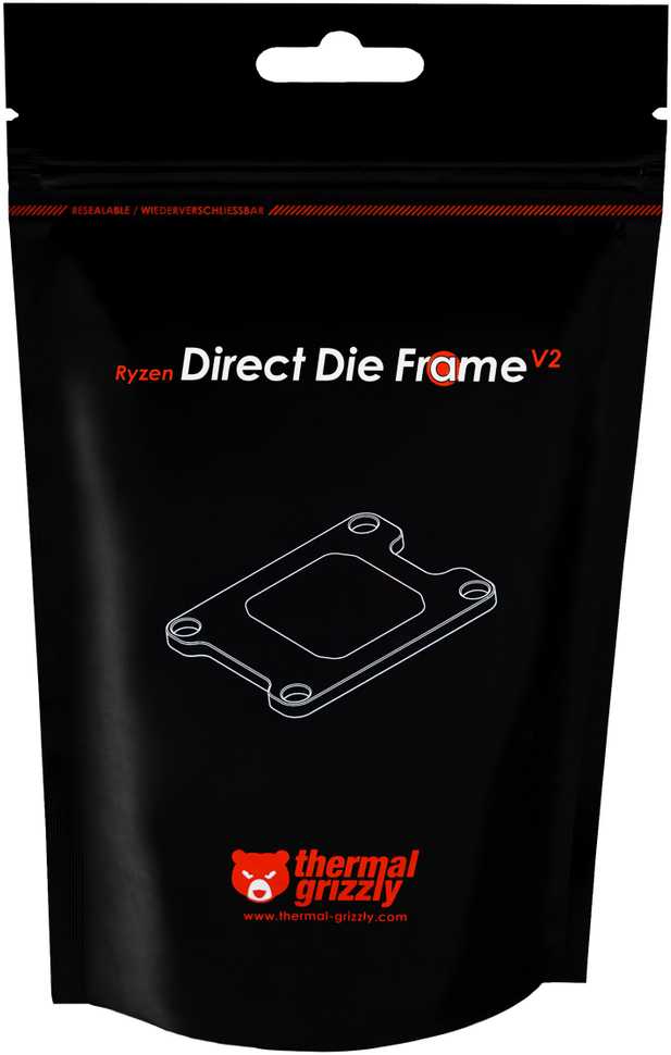 „Thermal Grizzly Ryzen 7000 Direct Die Frame V2“ procesorius