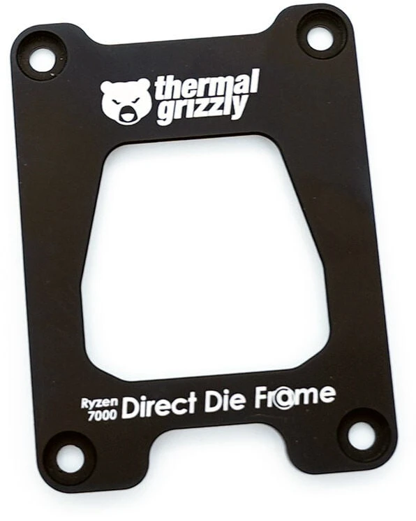 Thermal Grizzly Ryzen 7000 Direct Die Frame | Thermal Grizzly | Ryzen 7000 Direct Die Frame | Juodas | N/A