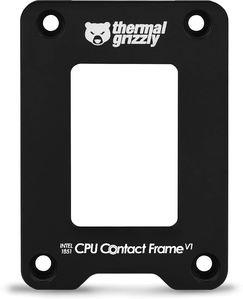 Thermal Grizzly Intel 1851 CPU Contact Frame V1 – juodas