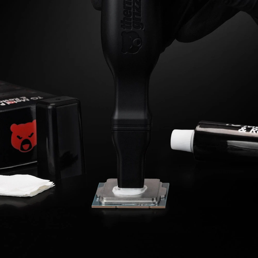 Thermal Grizzly TG Metal Polish & Restore polishing paste for metal surfaces, with accessories – 35 ml