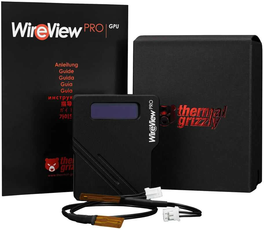 Thermal Grizzly WireView 90 Pro GPU, 1x12VHPWR • atvirkštinė