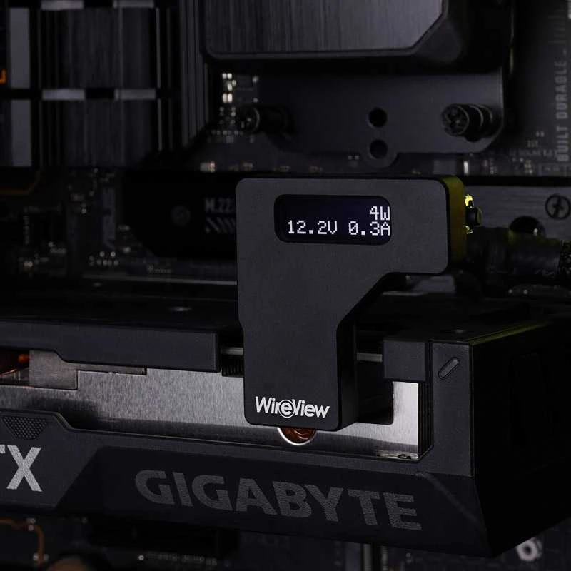 Vaizdo plokštė Thermal Grizzly „WireView“ GPU, 1 x 8 kontaktų PCIe® atvirkštinis