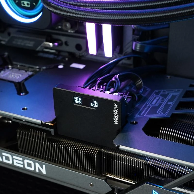 Vaizdo plokštė Thermal Grizzly „WireView“ GPU, 1 x 8 kontaktų PCIe® atvirkštinis